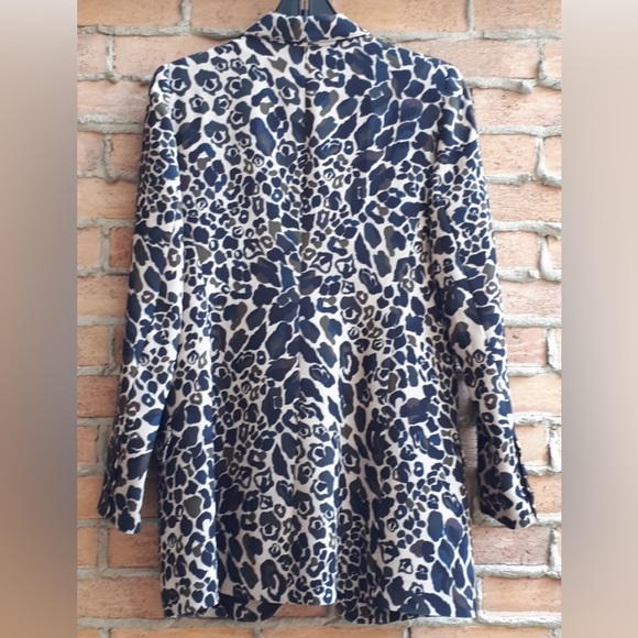 Smythe Leopard-print Camouflage Boyfriend Blazer - Picture 2 of 14